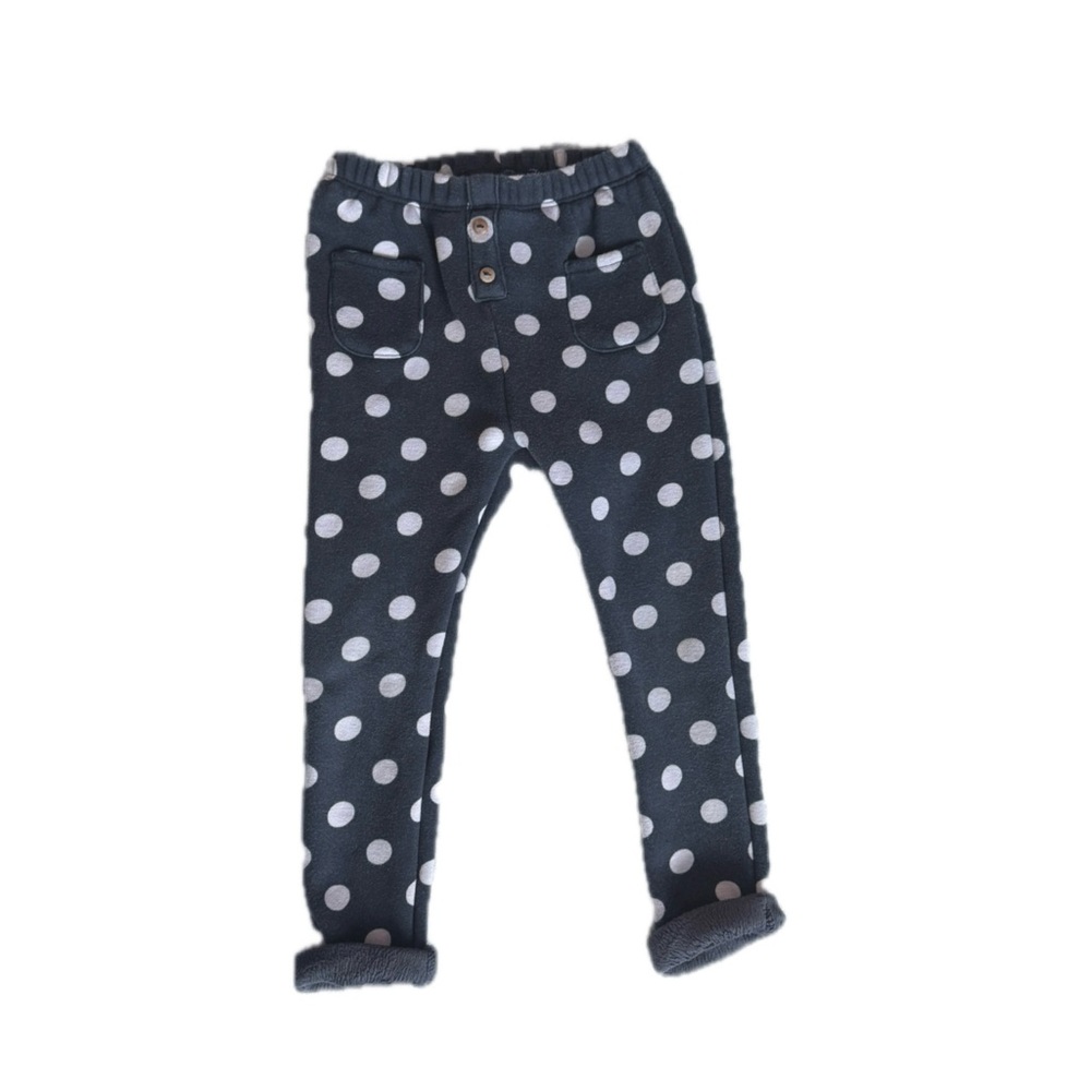 Polka Dot Zara fleece lined Pants